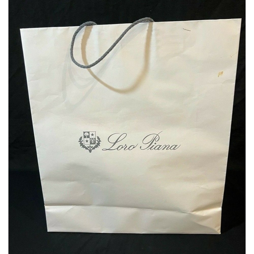 Loro Piana Reusable Paper Shopping Bag 15.7" x 14" x 4.5"